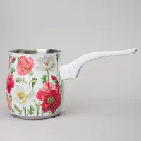 Турка Белые маки 680 мл – Agness