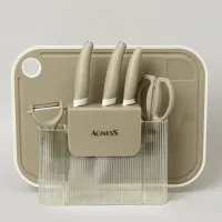 Набор кухонных предметов 7 штук цвет серый – Agness