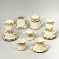 Фарфоровый чайный сервиз на 6 персон, 14 предметов Rendezvous – Lefard