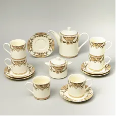Фарфоровый чайный сервиз на 6 персон, 14 предметов Rendezvous – Lefard