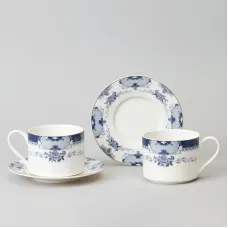 Фарфоровый чайный набор на 2 персоны, 4 предмета Rendezvous, 350 мл – Lefard