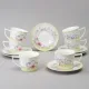 Фарфоровый чайный набор на 6 персон, 12 предметов, 250 мл – Lefard