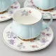 Фарфоровый чайный набор на 6 персон, 12 предметов, Времена года, 250 мл, голубой – Lefard
