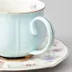 Фарфоровый чайный набор на 6 персон, 12 предметов, Времена года, 250 мл, голубой – Lefard