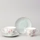 Фарфоровый чайный набор на 2 персоны, 4 предмета, Времена года, 250 мл, голубой – Lefard