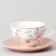 Фарфоровый чайный набор на 2 персоны, 4 предмета, Времена года, 250 мл, розовый – Lefard