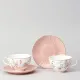 Фарфоровый чайный набор на 2 персоны, 4 предмета, Времена года, 250 мл, розовый – Lefard