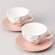 Фарфоровый чайный набор на 2 персоны, 4 предмета, Времена года, 250 мл, розовый – Lefard
