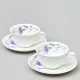Фарфоровый чайный набор на 2 персоны, 4 предмета, Васильки, 250 мл – Lefard