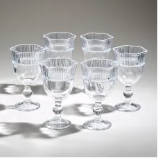 Набор бокалов для вина Crystal Pearl, 6 штук, 310 мл / 16,5 см – Lefard