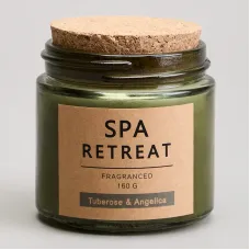Свеча ароматизированная в стакане Spa Retreat Tuberose&Angelica 7,3*7,4 см – Lefard