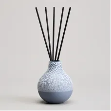 Диффузор ароматический коллекция Жемчужина 7.5*7.5*9,7 см (масло и палочки в комплекте) - Lefard