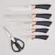 Набор ножей на пластиковой подставке, 7 предметов – Agness