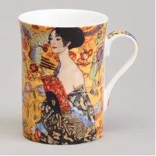Кружка Дама с веером (г. Климт) 300 мл - Lefard