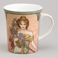 Кружка Времена года (А. Муха) 420 мл – Lefard