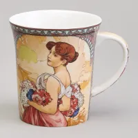 Кружка Времена года (А. Муха) 420 мл - Lefard