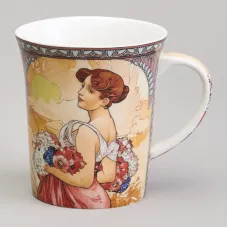Кружка Времена года (А. Муха) 420 мл - Lefard