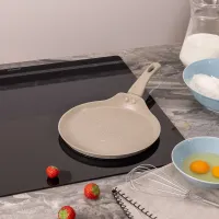 Сковорода блинная с антипригарным покрытием Latte, 22х2 см, индукционное дно - Agness