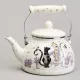 Чайник эмалированный серия Lavander Cats, 2.6 л - Agness