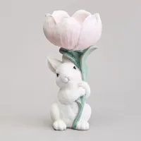 Фигурка декоративная Кролик 10,5х9,7х20,7 см – Lefard