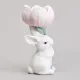 Фигурка декоративная Кролик 10,5х9,7х20,7 см – Lefard