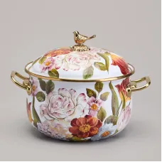 Кастрюля эмалированная с крышкой, серия Фландрия, 3.8 л, 20 см – Agness