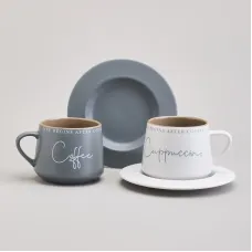 Фарфоровый чайный набор на 2 персоны, 4 предмета, Coffeemania, 320 мл – Lefard