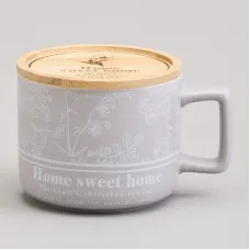 Кружка 400 мл с бамбуковой крышкой Loving Family 9.6*8 см – Lefard