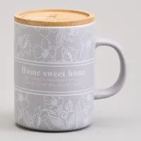 Кружка 400 мл с бамбуковой крышкой Loving Family 8*10.9 см – Lefard