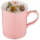 Кружка Времена года 420 мл розовая - Lefard