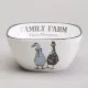 Набор салатников на деревянной подставке Family Farm 5 предметов 30*19*6,7 см - Lefard