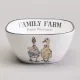 Набор салатников на деревянной подставке Family Farm 5 предметов 30*19*6,7 см - Lefard