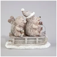 Статуэтка Ежики 12х5,5х10 см - Lefard
