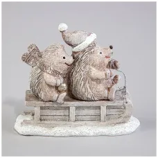 Статуэтка Ежики 12х5,5х10 см - Lefard