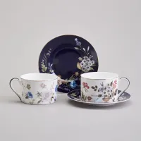 Фарфоровый чайный набор на 2 персоны, 4 предмета, 190 мл, Belle - Lefard