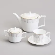 Фарфоровый чайный сервиз на 6 персон, 14 предметов Aurora – Lefard