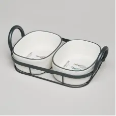 Набор форм на металлической подставке Family Farm 2 штуки 28,5*16*8,5 см - Lefard
