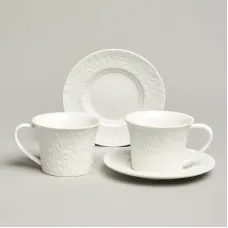 Фарфоровый чайный набор на 2 персоны, 4 предмета, Meadow, 250 мл – Lefard