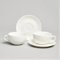 Фарфоровый чайный набор на 2 персоны, 4 предмета Meadow, 360 мл – Lefard