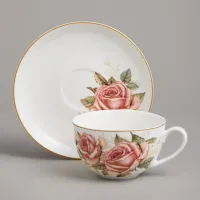 Чайная пара Корейская роза 300 мл – Lefard