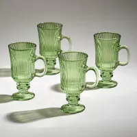 Набор кружек Simplicity Green 4 штуки 245 мл / 14 см – Lefard