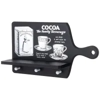 Вешалка для кухни с крючками 40*22,5*10 см – Lefard