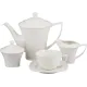 Фарфоровый чайный сервиз на 6 персон 15 предметов диаманд - Lefard