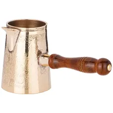 Турка резная Graving 350 мл, латунь – Lefard