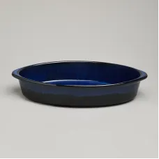 Форма для запекания овальная Reactive Blue 37*22*7 см 2.5 л - Agness