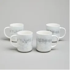 Набор кружек Daily 4 штуки 350 мл серый - Bronco