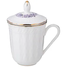 Кружка заварочная Lilac с крышкой и ситом 350 мл – Lefard