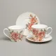 Фарфоровый чайный набор на 2 персоны, 4 предмета, Корейская роза, 300 мл – Lefard