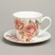 Фарфоровый чайный набор на 2 персоны, 4 предмета, Корейская роза, 300 мл – Lefard