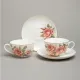 Фарфоровый чайный набор на 2 персоны, 4 предмета, Корейская роза, 300 мл – Lefard
